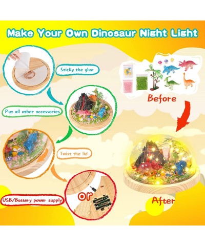 Make Your Own Dinosaur Night Light Dinosaur Craft Kit for Kids DIY Dinosaur Toy Gifts for Boys 3 4 5 6 7 8 9 10 Years Old Art...