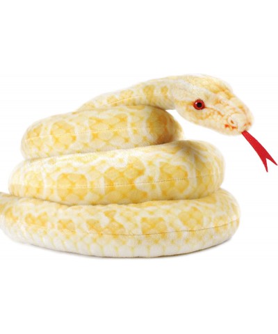 Alba The Albino Burmese Python - 100 Inch Long Stuffed Animal Plush Snake - by Tiger Tale Toys $75.39 Stuffed Animals & Teddy...