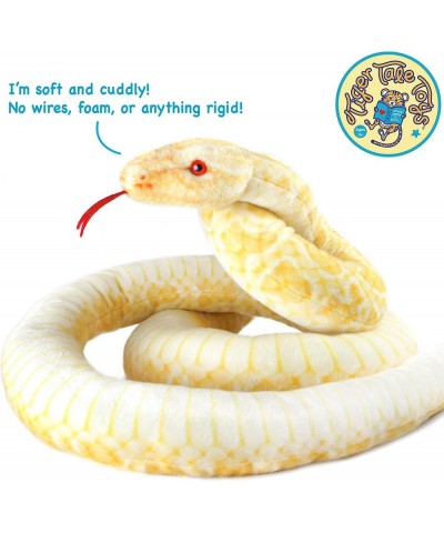 Alba The Albino Burmese Python - 100 Inch Long Stuffed Animal Plush Snake - by Tiger Tale Toys $75.39 Stuffed Animals & Teddy...