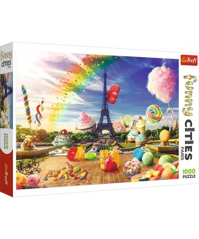 Red Funny Cities 1000 Piece Puzzle - Sweet Paris $28.75 Jigsaw Puzzles