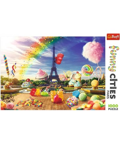 Red Funny Cities 1000 Piece Puzzle - Sweet Paris $28.75 Jigsaw Puzzles