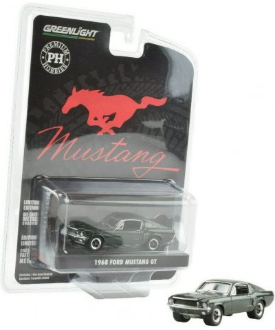 Greenlight x Premium Hobbies Highland Green 1968 Ford Mustang GT 1:64 Scale Diecast Car 51414 $25.68 Kids' Play Cars & Race Cars