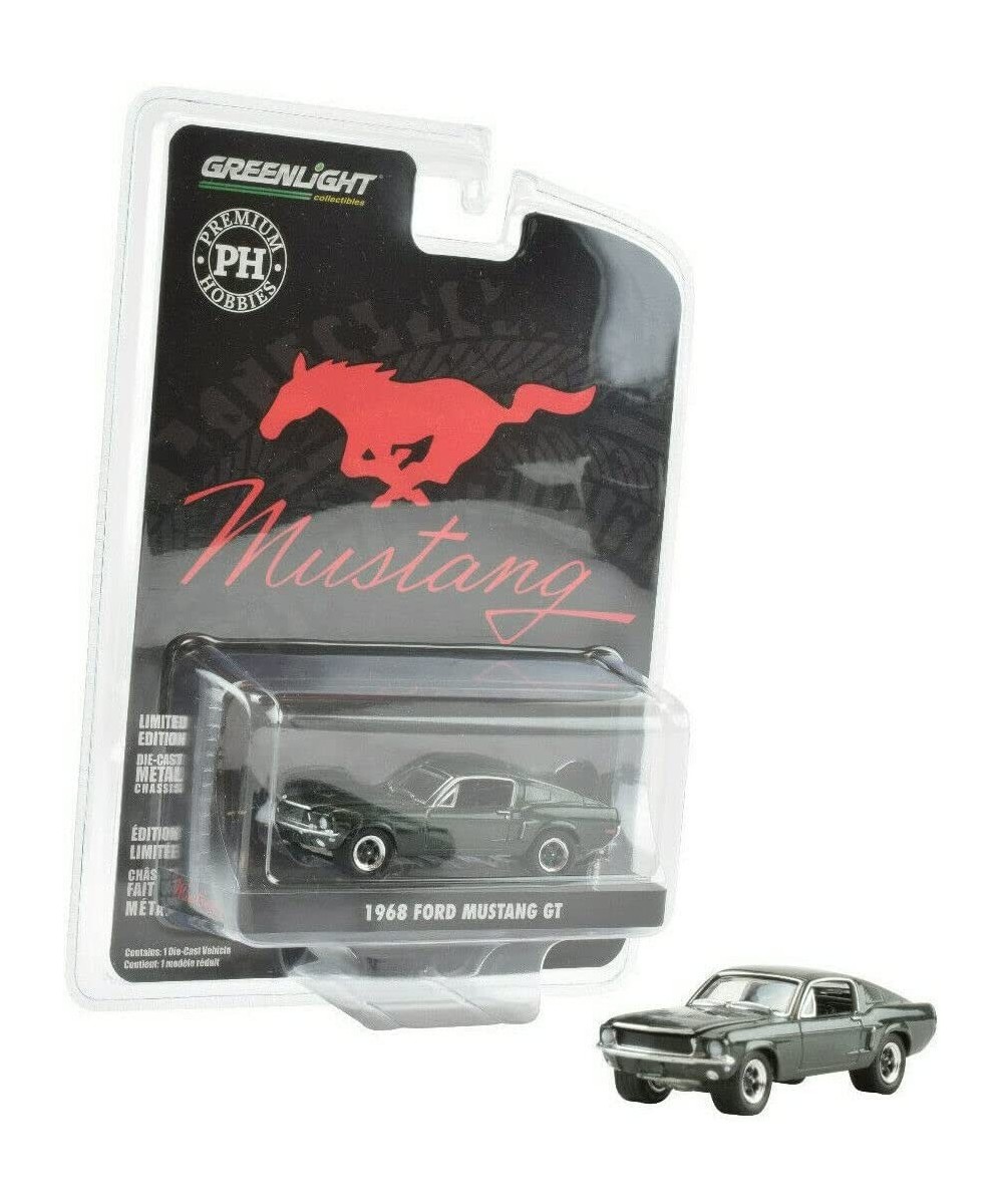 Greenlight x Premium Hobbies Highland Green 1968 Ford Mustang GT 1:64 Scale Diecast Car 51414 $25.68 Kids' Play Cars & Race Cars