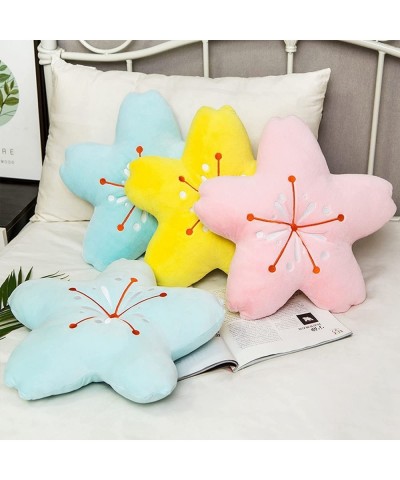 Cherry Blossom Pillow Plush Doll Toys Beautiful Cute Cartoon Cherry Blossom Flower Star Stuffed Toy for Halloween Christmas C...