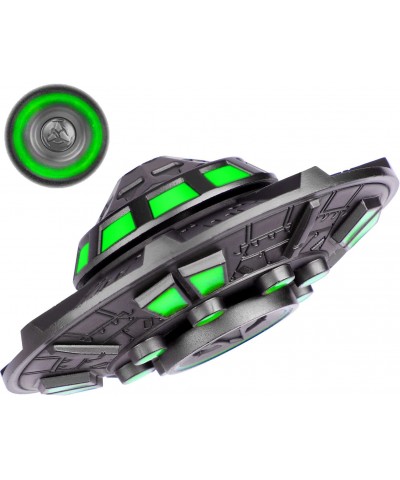 Cool UFO Fidget Spinner Metal Glow in The Dark Luminous Spaceship Fidgit Spinner Gift for Kids Adults Stress Anxiety Relief T...