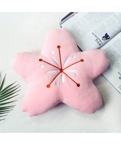 Cherry Blossom Pillow Plush Doll Toys Beautiful Cute Cartoon Cherry Blossom Flower Star Stuffed Toy for Halloween Christmas C...