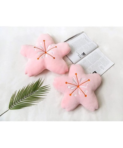 Cherry Blossom Pillow Plush Doll Toys Beautiful Cute Cartoon Cherry Blossom Flower Star Stuffed Toy for Halloween Christmas C...