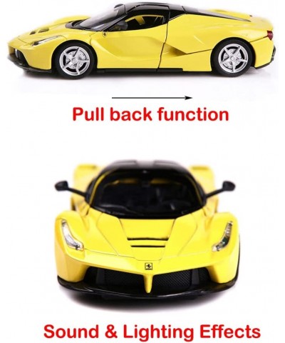 Alloy Collectible Ferrari Race and Play LaFerrari Pull Back Vehicles Diecast Cars Model $41.13 Kids' Play Cars & Race Cars