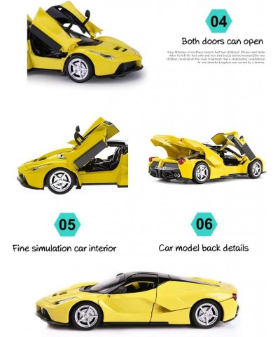 Alloy Collectible Ferrari Race and Play LaFerrari Pull Back Vehicles Diecast Cars Model $41.13 Kids' Play Cars & Race Cars