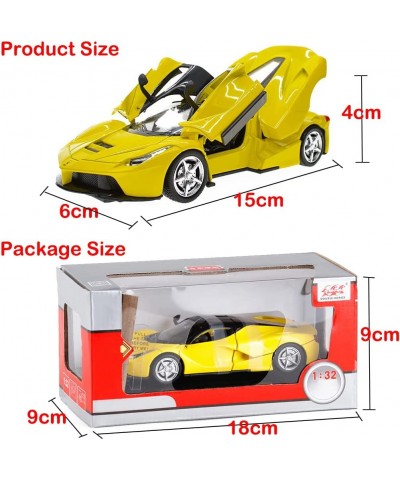 Alloy Collectible Ferrari Race and Play LaFerrari Pull Back Vehicles Diecast Cars Model $41.13 Kids' Play Cars & Race Cars