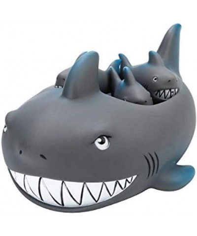 Rubber Shark Family Bath Toy or Pet Toy Set $18.16 Bathtub Toys