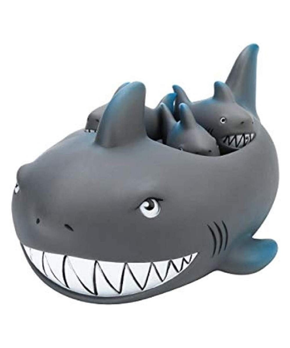 Rubber Shark Family Bath Toy or Pet Toy Set $18.16 Bathtub Toys