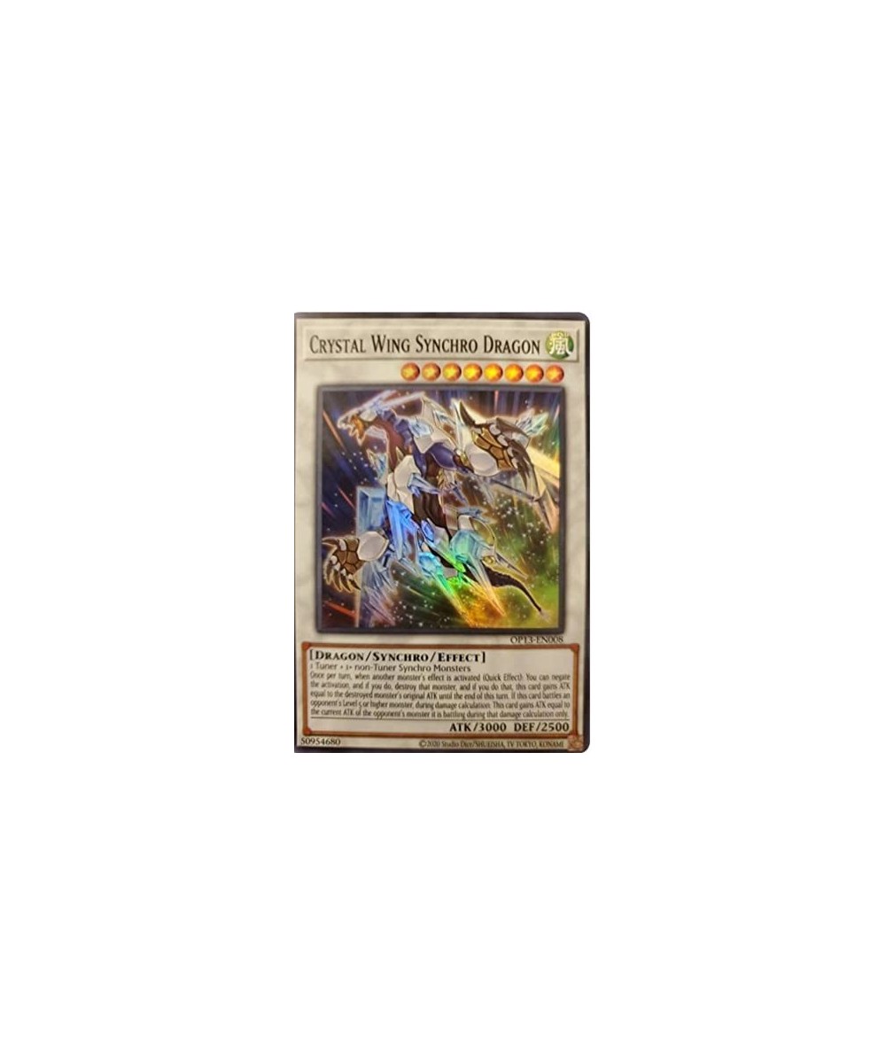 Crystal Wing Synchro Dragon - OP13-EN008 - OTS Tournament Pack 13 - Super Rare $18.00 Card Games