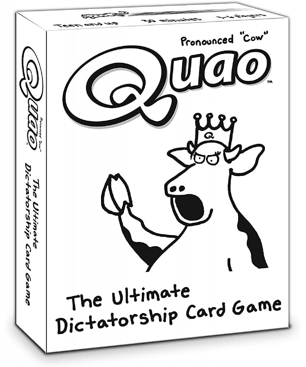 Zobmondo Quao Card Game Fun Party Game for Social Groups Teens Students and Families $18.23 Card Games