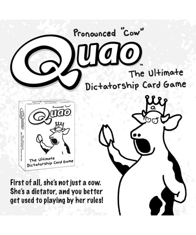 Zobmondo Quao Card Game Fun Party Game for Social Groups Teens Students and Families $18.23 Card Games