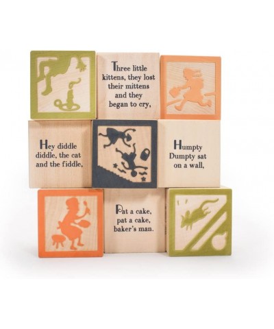 Nursery Rhyme Blocks - Made in The USA $31.28 Early Development & Activity Toys