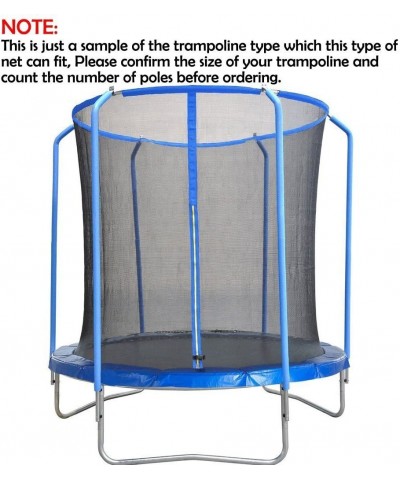 8/11/12/14/15Ft Round Trampoline Replacement Safety Net 4/5/6/8 Poles Top Ring Enclosure System (Net Only) $92.71 Trampolines...