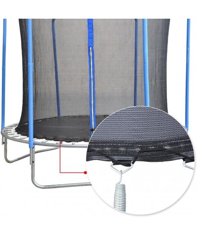 8/11/12/14/15Ft Round Trampoline Replacement Safety Net 4/5/6/8 Poles Top Ring Enclosure System (Net Only) $92.71 Trampolines...