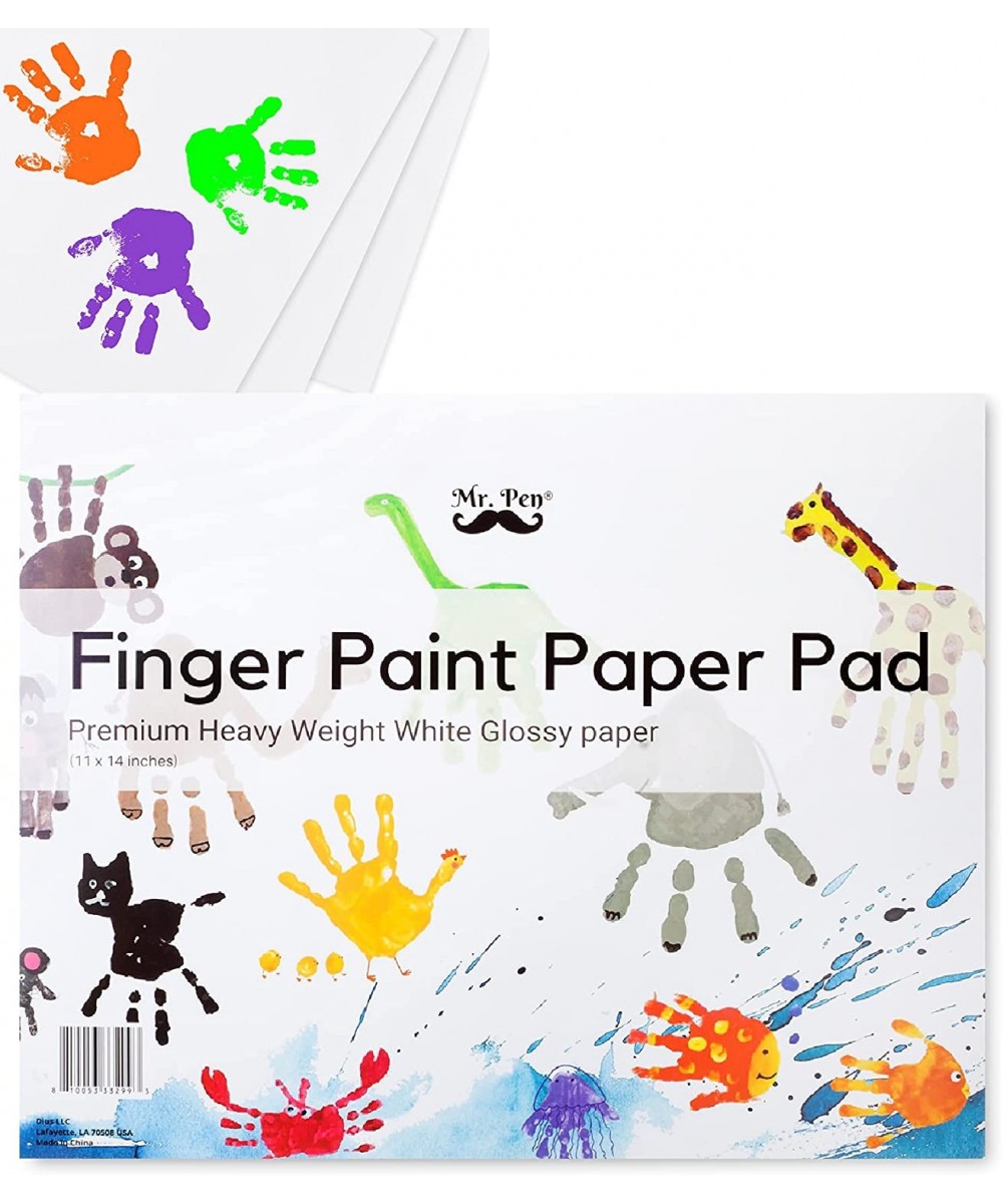 Mr. Pen- Finger Paint Paper 11 x 14 inches 22 Sheets Paint Paper for Kids Art Paper for Kids Kids Paint Paper Paper for Paint...