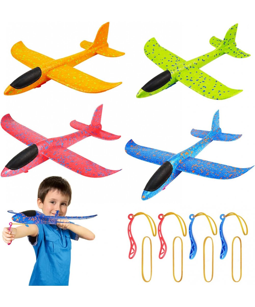 4 Pcs Catapult Slingshot Plane 2 Flight Mode Glider Airplane 2 Ways to Play Outdoor Flying Toy for Kids as Gift. $37.70 Flyin...