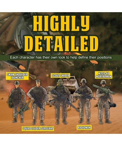 Marine Recon Action Figures – 5 Pack Military Toy Soldiers Playset | Realistic Gear and Accessories – Sunny Days Entertainmen...