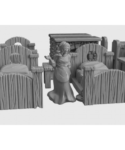 Tavern Furniture Set Set DND Terrain 28mm for Dungeons and Dragons D&D Pathfinder Warhammer 40k RPG Miniatures Age of Sigmar ...