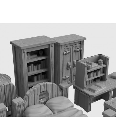 Tavern Furniture Set Set DND Terrain 28mm for Dungeons and Dragons D&D Pathfinder Warhammer 40k RPG Miniatures Age of Sigmar ...