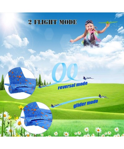 4 Pcs Catapult Slingshot Plane 2 Flight Mode Glider Airplane 2 Ways to Play Outdoor Flying Toy for Kids as Gift. $37.70 Flyin...