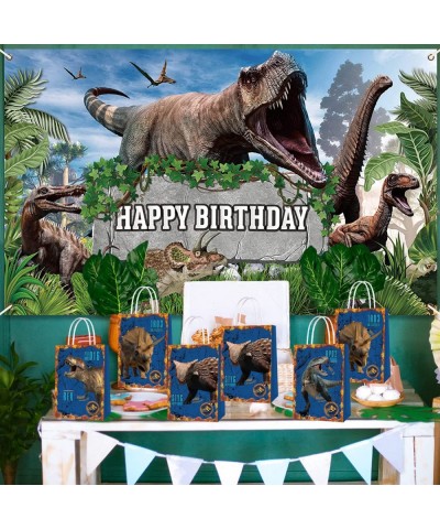 Jurassic Themed Dinosaur Party Gifts Bags - 12 pcs Jurassic Themed Dinosaur Party Bags Goody Favor Bags Jurassic Themed Dinos...