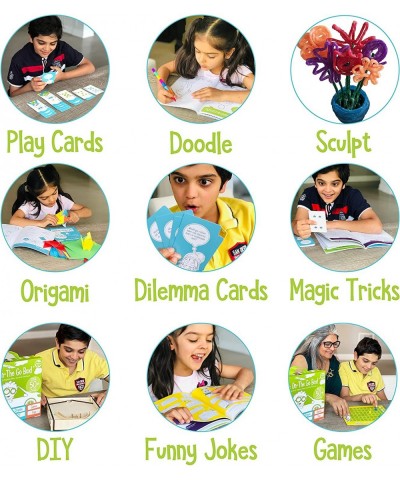 On The Go Activities for Kids Activity Box Includes Card Games Craft Kits and Other 50+ Travel Activities for Kids Ages 4+ $6...