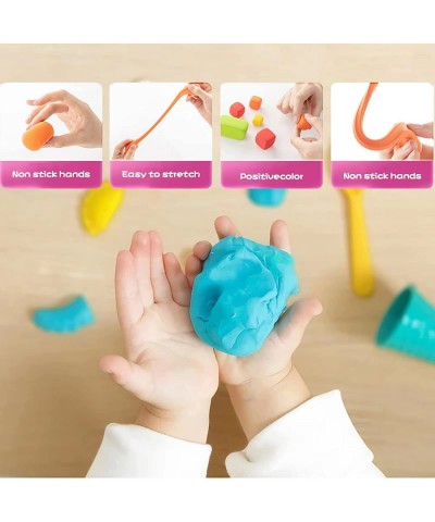 Air Dry Clay for Kids 50 Colors Air Dry Ultra Light Clay Modeling Clay for Kids with Play Mat & 3 Sculpting Tools Clay Non To...