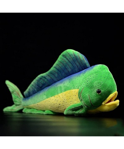 Simulation Ghost Saury Fish Plush Toy - 18" Soft Realistic Deep Sea Fish Mahi Mahi Ghost Pipe Stuffed Animals Cute Toys Real ...