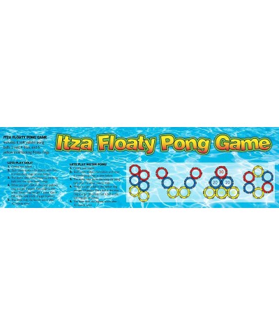 Itza Floaty Pool Pong Backyard and Pool Game - Floating Ping Pong Pool Games for Adults and Family $31.64 Swimming Pool & Out...