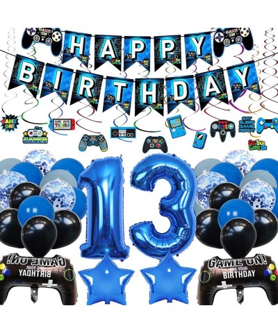 Video Game 13th Birthday Decorations for Boys Official Teenager Birthday Decorations 13th Birthday Video Game Party Supplies ...