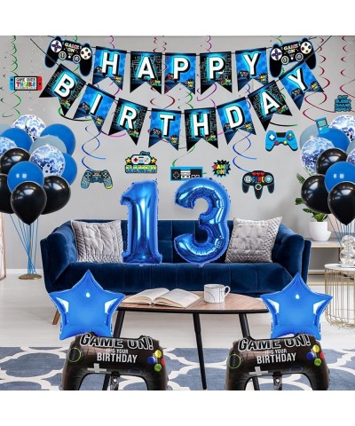 Video Game 13th Birthday Decorations for Boys Official Teenager Birthday Decorations 13th Birthday Video Game Party Supplies ...