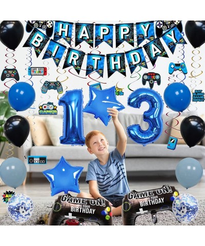 Video Game 13th Birthday Decorations for Boys Official Teenager Birthday Decorations 13th Birthday Video Game Party Supplies ...