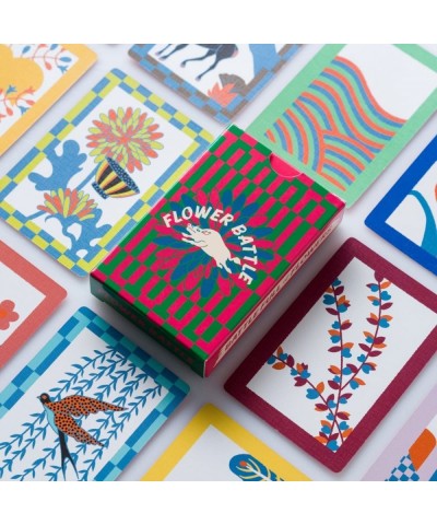 (Hwatu | Appointed as Good Design Korea - Beautiful Korean Hanafuda Card Game - Tin Case Included $39.68 Card Games