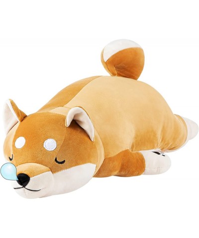 28 Inch Giant Shiba Inu Plush Soft Stuffed Animal Dog Plush Shiba Inu Pillow Sleeping Comfort Cushion Large Corgi Plush Toy S...