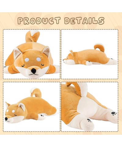 28 Inch Giant Shiba Inu Plush Soft Stuffed Animal Dog Plush Shiba Inu Pillow Sleeping Comfort Cushion Large Corgi Plush Toy S...