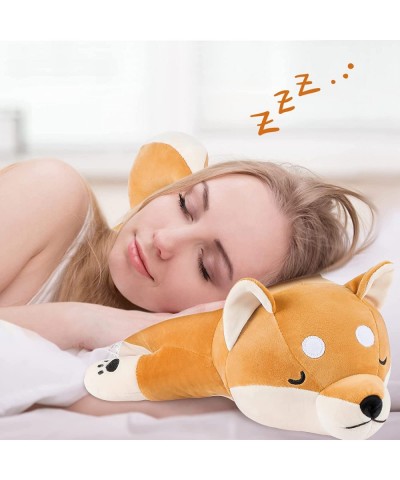 28 Inch Giant Shiba Inu Plush Soft Stuffed Animal Dog Plush Shiba Inu Pillow Sleeping Comfort Cushion Large Corgi Plush Toy S...