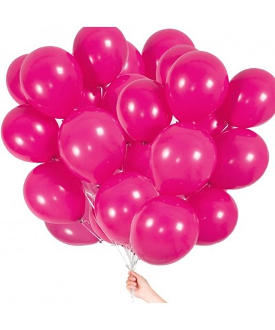 25 pcs Hot Pink Latex Balloons for Birthday Party Decoration Supplies Princess Helium Balloons for Wedding Bridal Baby Shower...