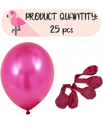 25 pcs Hot Pink Latex Balloons for Birthday Party Decoration Supplies Princess Helium Balloons for Wedding Bridal Baby Shower...