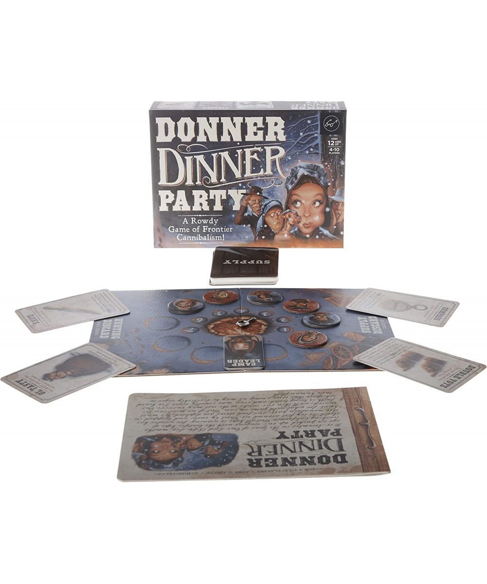 Donner Dinner Party: A Rowdy Game of Frontier Cannibalism! (Weird Games for Parties Wild West Frontier Game) $30.00 Board Games