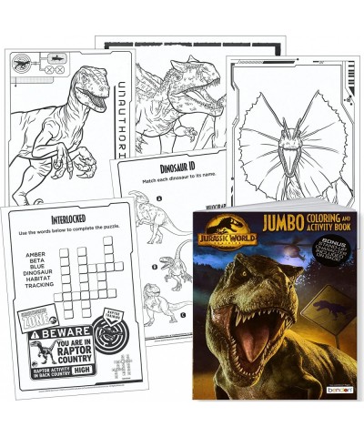 Jurassic World Dinosaur Stickers and Coloring Activity Set – Bundle Includes Dinosaur Stickers Grab and Go Jurassic World Col...