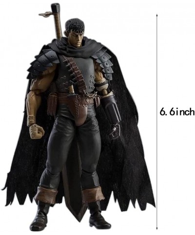 Berserk: Guts (Black Swordsman Version) Figma Action Figure 6.6INCH $74.28 Action Figures