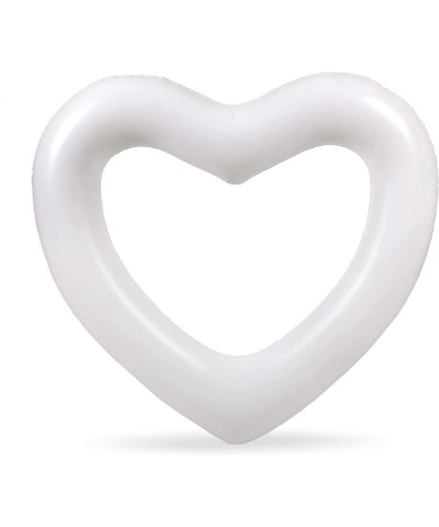 Mini White Heart | Small Inflatable Heart for Pool Parties Wedding Travel Photo Prop $29.96 Swimming Pool & Outdoor Water Toys