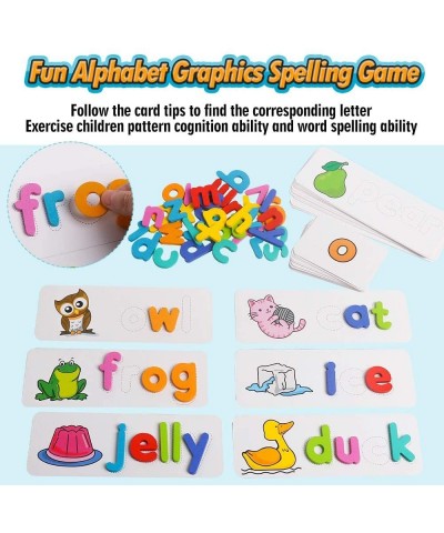 See & Spell Matching Letter Game for Kids Age 3-8 Letters for Kids to Spell See and Spell Learning Toys Preschool Educational...