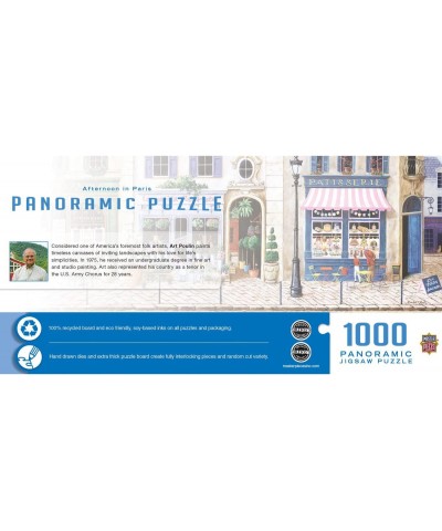 1000 Piece Jigsaw Puzzle for Adults Family Or Kids - Afternoon in Paris - 13"x39 $26.45 Jigsaw Puzzles