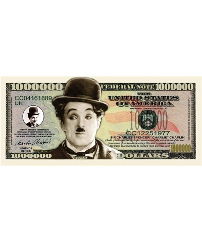 Charlie Chaplin Million Dollar Bills - Pack of 25 - Best Gift for Lovers of The Tramp $22.48 Gags & Practical Joke Toys