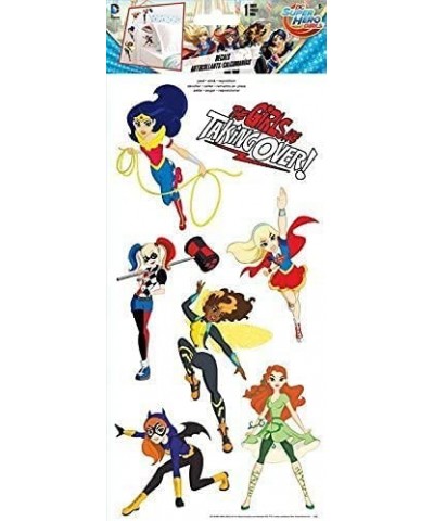 Super Hero Girls Decal Set ~ 9 Pc Sticker Pack Featuring Harley Quinn and Wonder Woman Decal Superhero Stickers for Car Lapto...